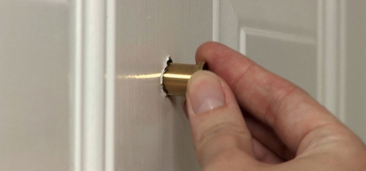 peephole door repair in East La Mirada